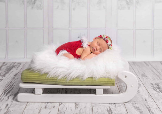 christmas baby milestone pictures